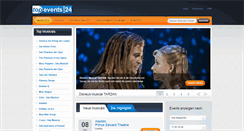 Desktop Screenshot of musicals24.de